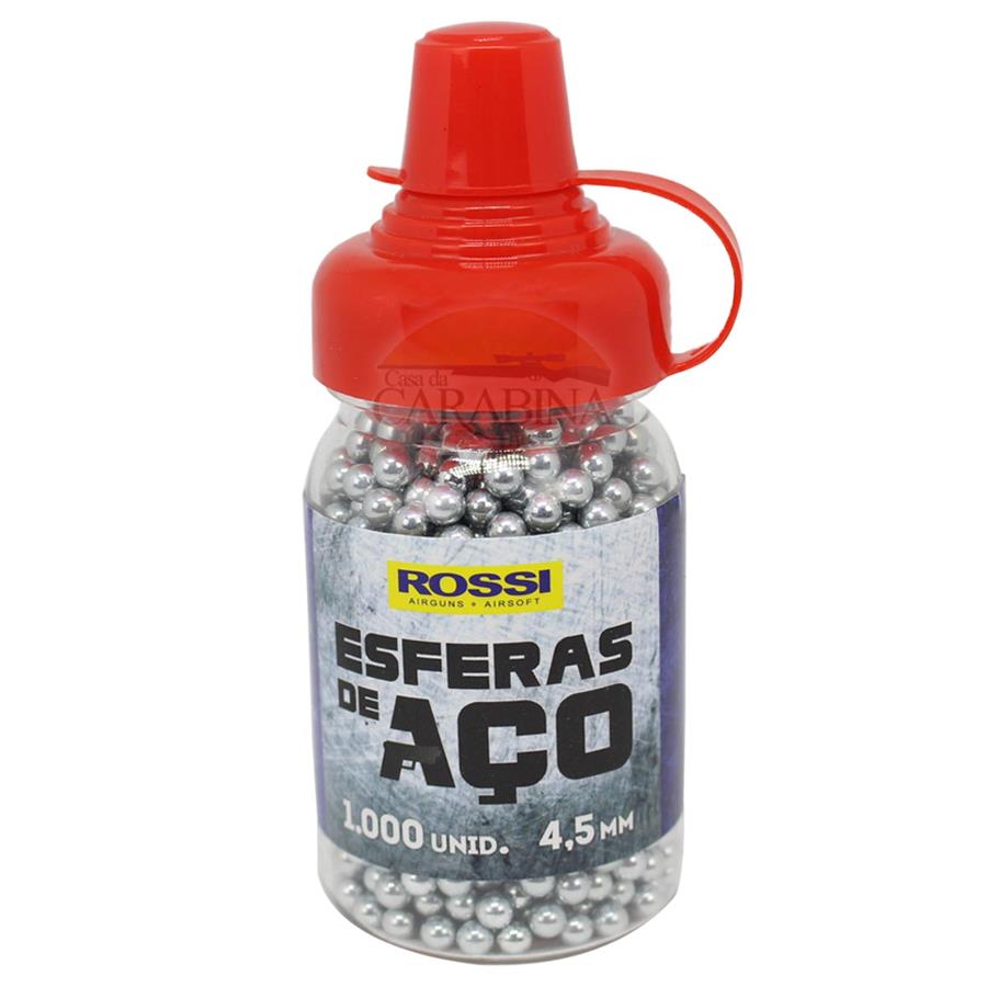 Esferas de Aço 4.5 Rossi 1500un - Casa da Carabina