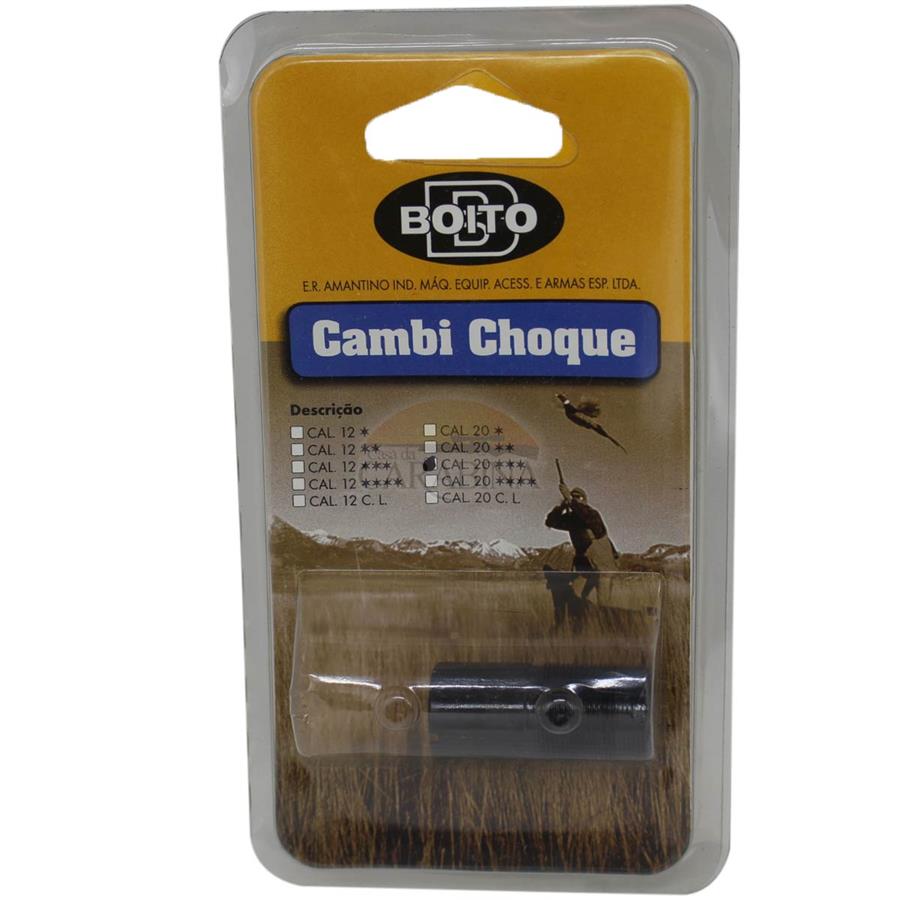 Choque Cambiável N3 Calibre 20 Boito Casa da Carabina