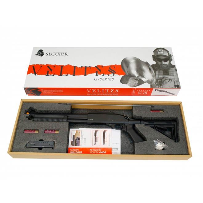 Shotgun Airsoft GBB VELITES GIII Full Metal Secutor