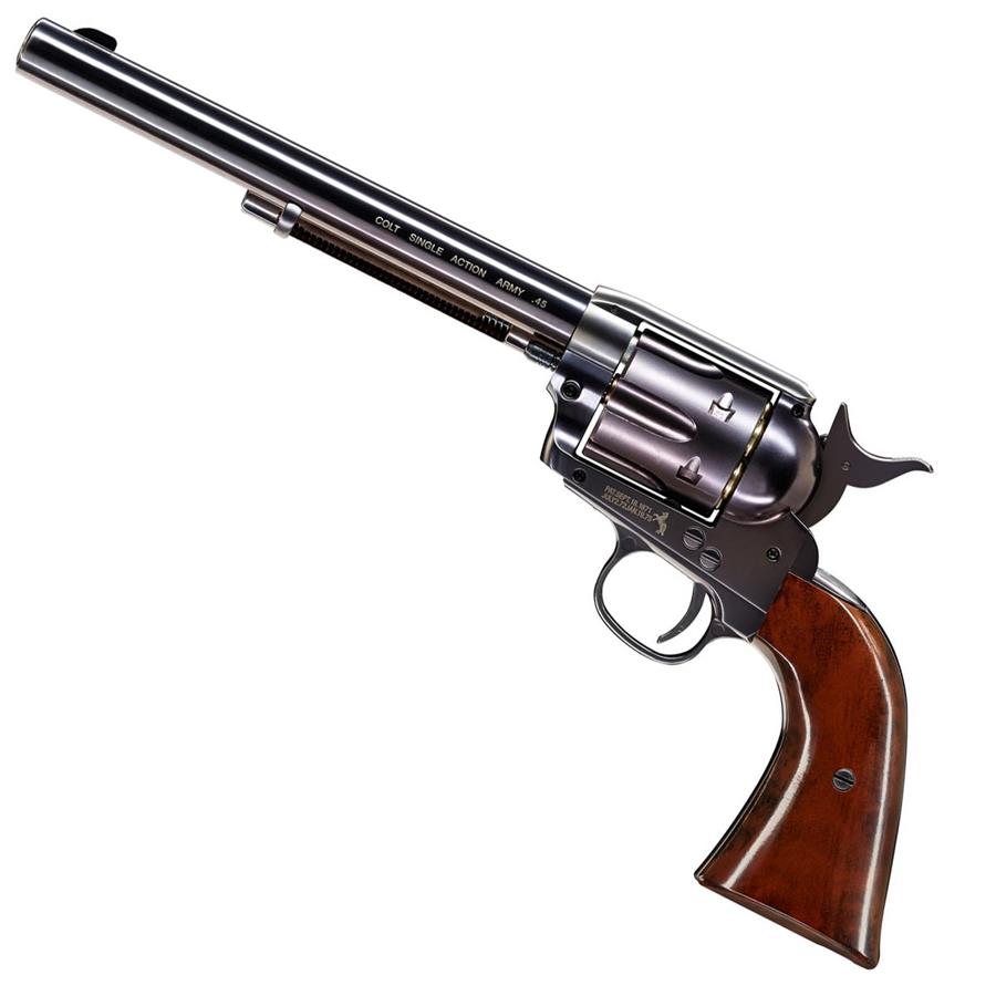 Revolver co2 colt peacemaker 4 5mm 7 5 inox umarex casa da carabina
