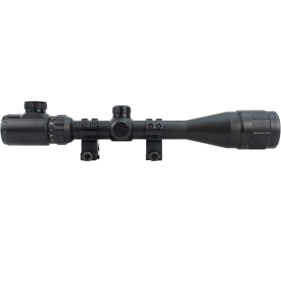 LUNETTE DE TIR 3-9x40 compacte avec réticule Mil dot colliers 11 ou 22 mm EUR 67,50 - FR