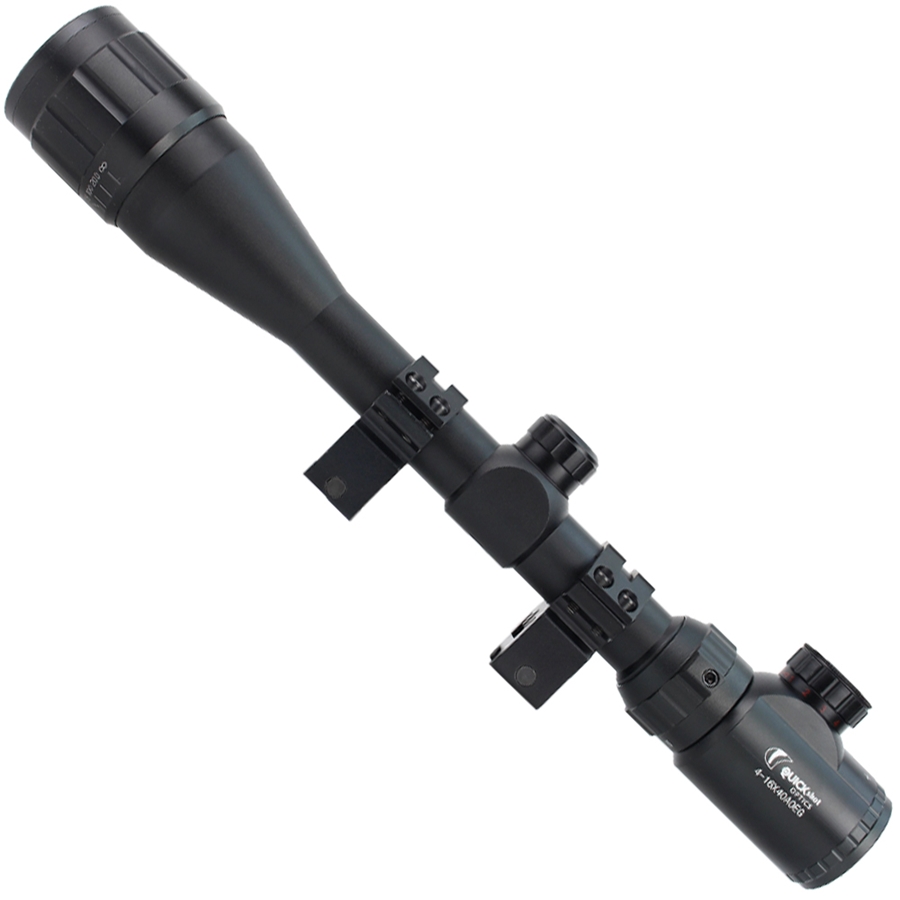 Lunette De Tir 4-16x40 AOEG Réticule Lumineux Mil Dot Avec Colliers 11 22 Mm Choix Item 13153474