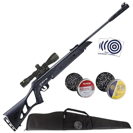 Carabina CBC NITRO X 1000 5.5 + Luneta Rossi GOLD + Capa