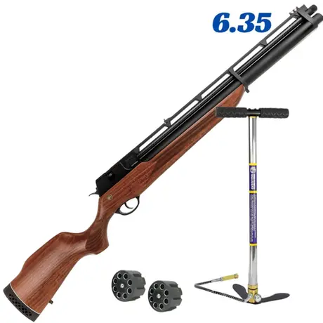 Carabina PCP Rossi R8 6.35mm Standard + Bomba PCP