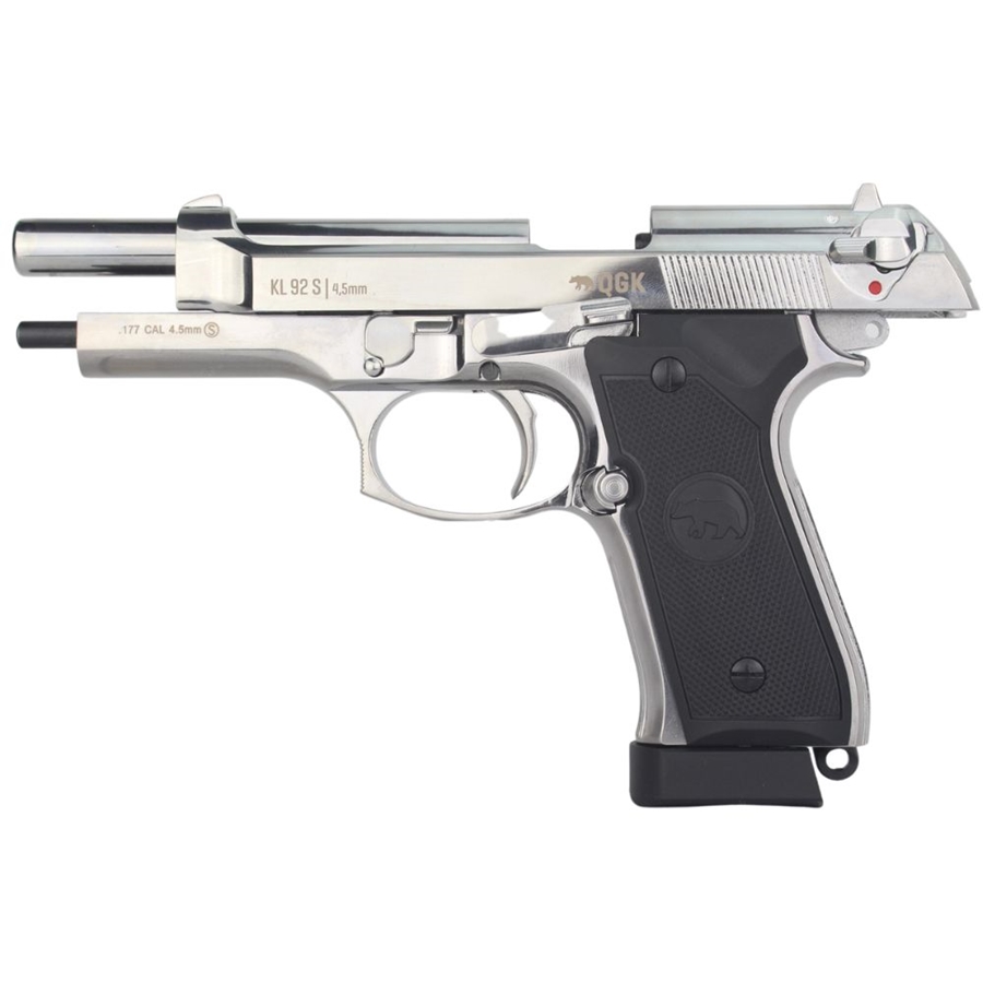 Pistola Co Beretta M Cromada Full Metal Blow Back Mm