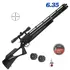 Carabina PCP R8 BLACK STD 6.35 + Luneta Rossi 4X32