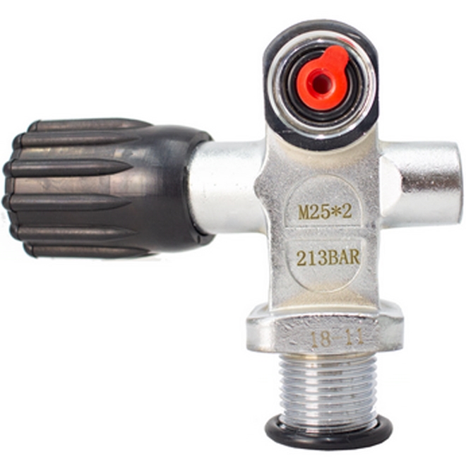 Torneira Válvula DIN/YOKE para Scuba Rossi 213BAR