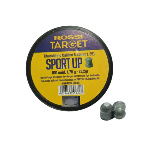 Chumbinho Rossi Target Sport UP 6,35 mm (100 un)