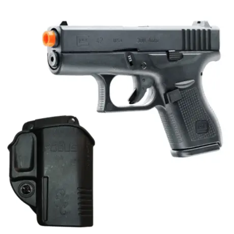 Pistola Airsoft Glock G42 GBB + Coldre Fobus GL