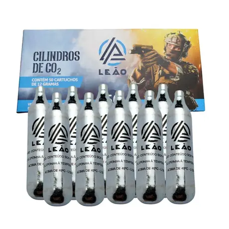 Cilindro CO2 12g Leão (10 UN)