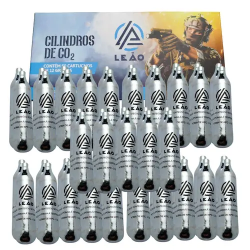 Cilindro CO2 12g Leão (50 UN)