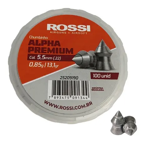 Chumbinho Rossi Alpha Premium 5,5 mm (100 un)