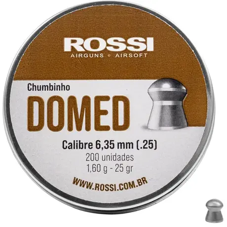 Chumbinho Rossi Domed 6.35mm (200UN)