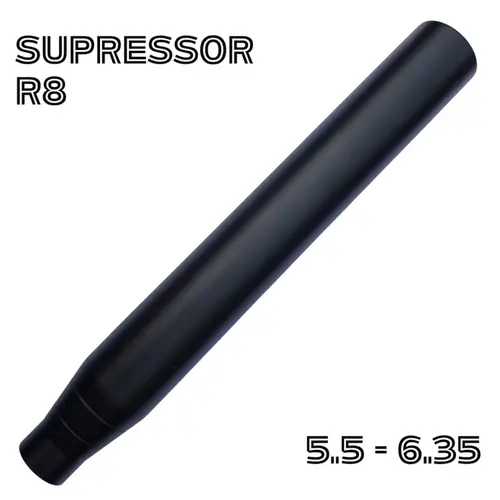 Supressor para Carabina PCP R8 5.5 e 6.35 - Modelos 2024-2025 1/2