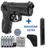 Pistola CO2 Rossi C11 4.5 + Magazine extra, 600 Esferas,5 Co2,Óleo e Coldre