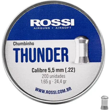 Chumbinho Rossi Thunder 5,5 mm (200 un)