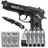 Pistola de Pressão CO2 Rossi M92 FS Dual Ammo Blowback 4,5 mm + Co2 e esferas