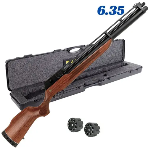 Carabina de Pressão PCP Rossi R8 Alto Fluxo 6.35mm Standard + Maleta com Berço