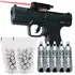 Pistola Beeman C02 .50 Rossi + Laser, 100 esferes e Co2
