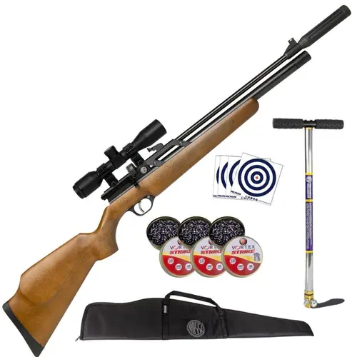 Carabina de Pressão PCP DIONE Madeira 5.5 VR Kit