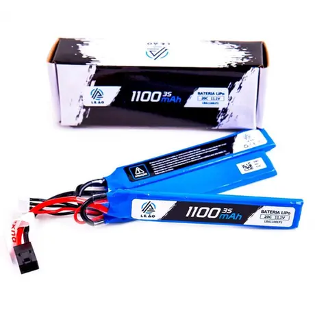 Bateria Airsoft Lipo 3s 11.1V 20C 1100MAH - LEAO