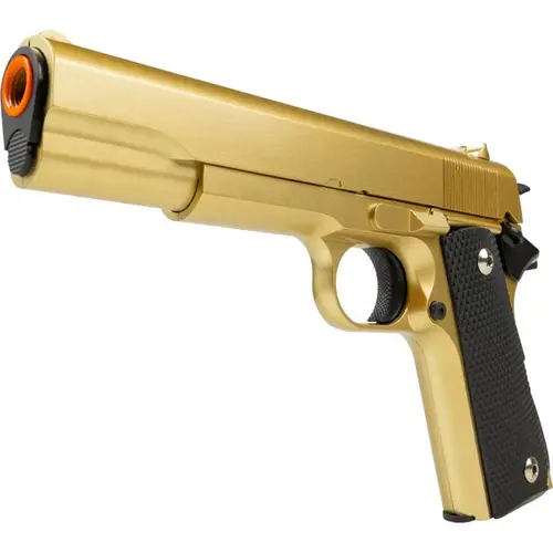 Pistola Airsoft de Mola 1911 V14 Gold Metal