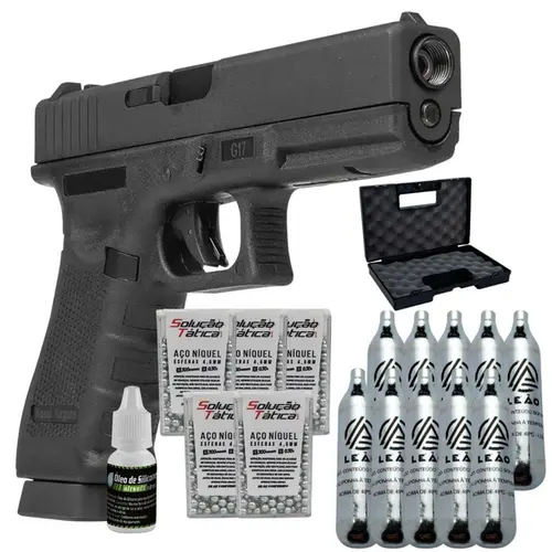 Pistola Glock Co2 Rossi G17 Blowback 4.5 Kit