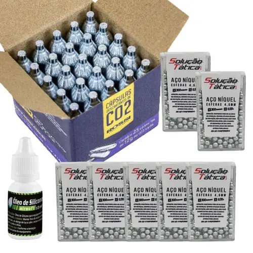 Kit Cilindro CO2 Rossi + Esferas 4.5
