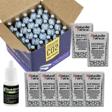 Kit Cilindro CO2 Rossi + Esferas 4.5