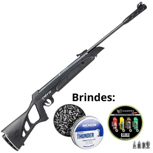 Carabina de Pressao CBC NITRO X 1000 5.5 KIT