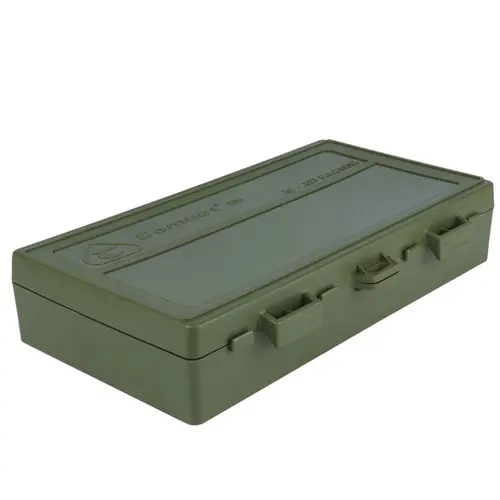 Caixa para Armazenamento de Munição 200un Cal .38 e .357 Verde militar