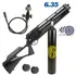 Carabina PCP Rossi R8 SHORT Alto Fluxo Black 6.35mm 8 Tiros Kit