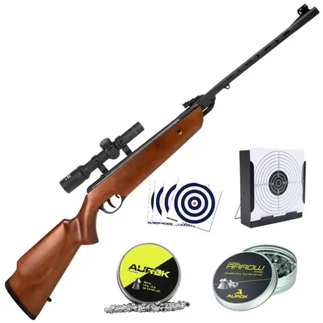 Carabina Rossi Dione Sport Madeira 5.5mm Kit