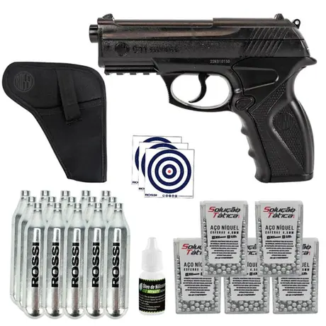 Pistola CO2 Rossi C11 4.5 Kit