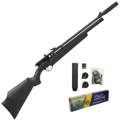Carabina PCP Rossi Dione VR Polímero 5.5mm Side Lever