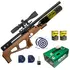 Kit Carabina PCP Rossi R35 Plus 6.35mm com Luneta e Compressor