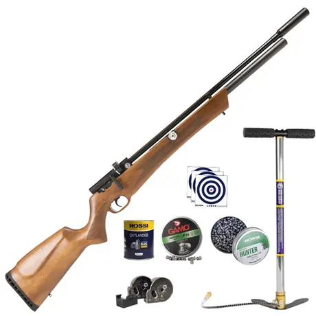 Kit Carabina PCP Rossi Outlander VR 5.5 Completo com Bomba
