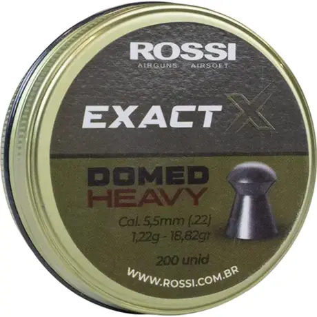 Chumbinho Rossi Exact X Domed Heavy 5,5mm 18,82gr