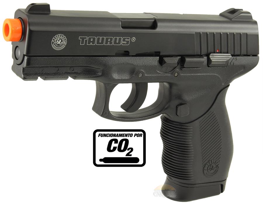 Pistola Airsoft Gás CO² Taurus 24/7 Calibre 6mm