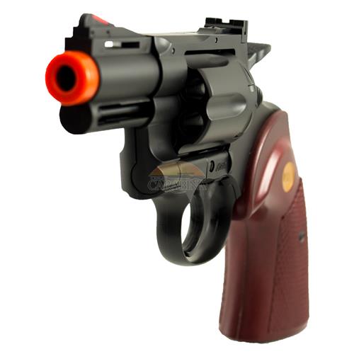 Pistola Airsoft Spring UHC 357 Magnum Calibre 6mm 