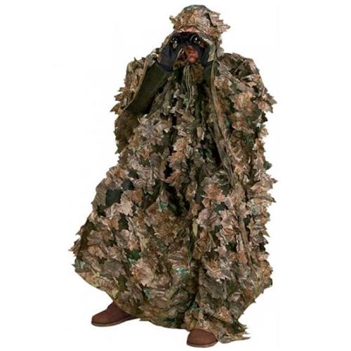 Capuz Poncho Ghilie Sniper Camuflado Safo Militar Polyripstop Cores:Bege