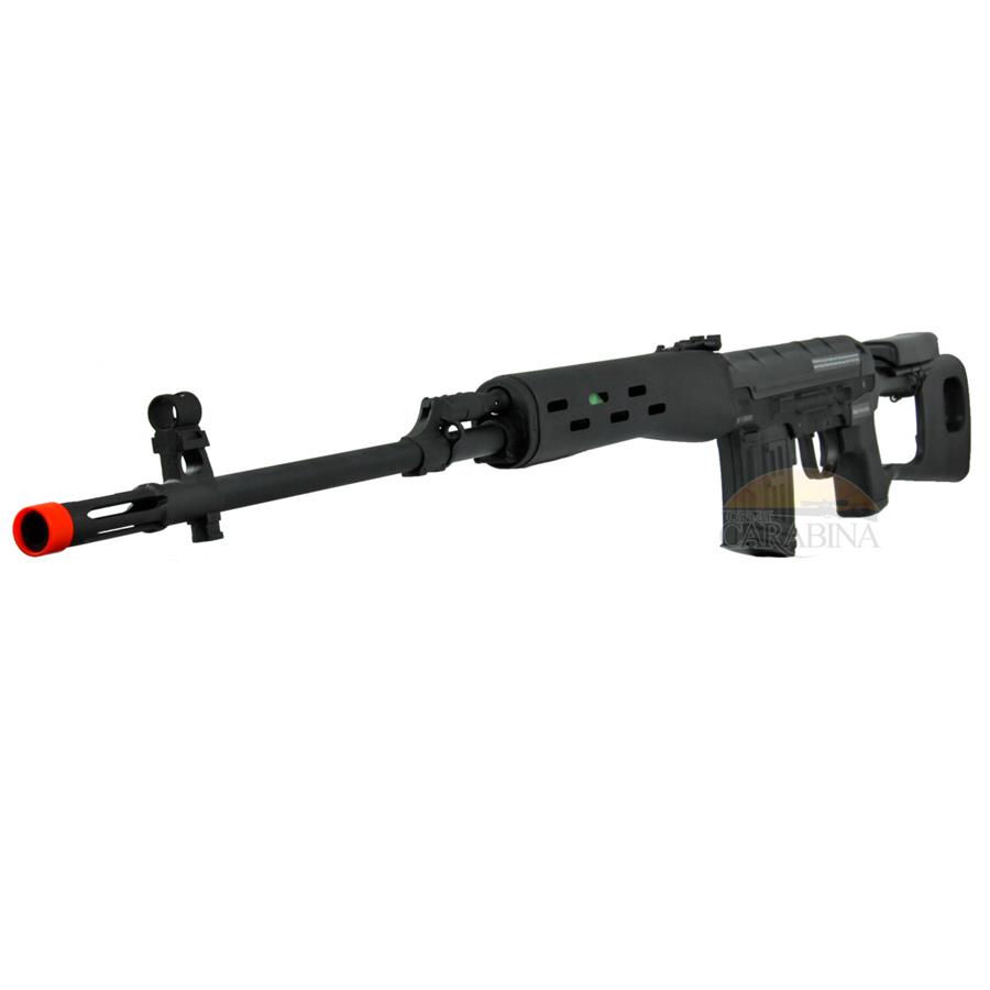 Rifle Airsoft Sniper AK Dragunov King Arms Casa da Carabina