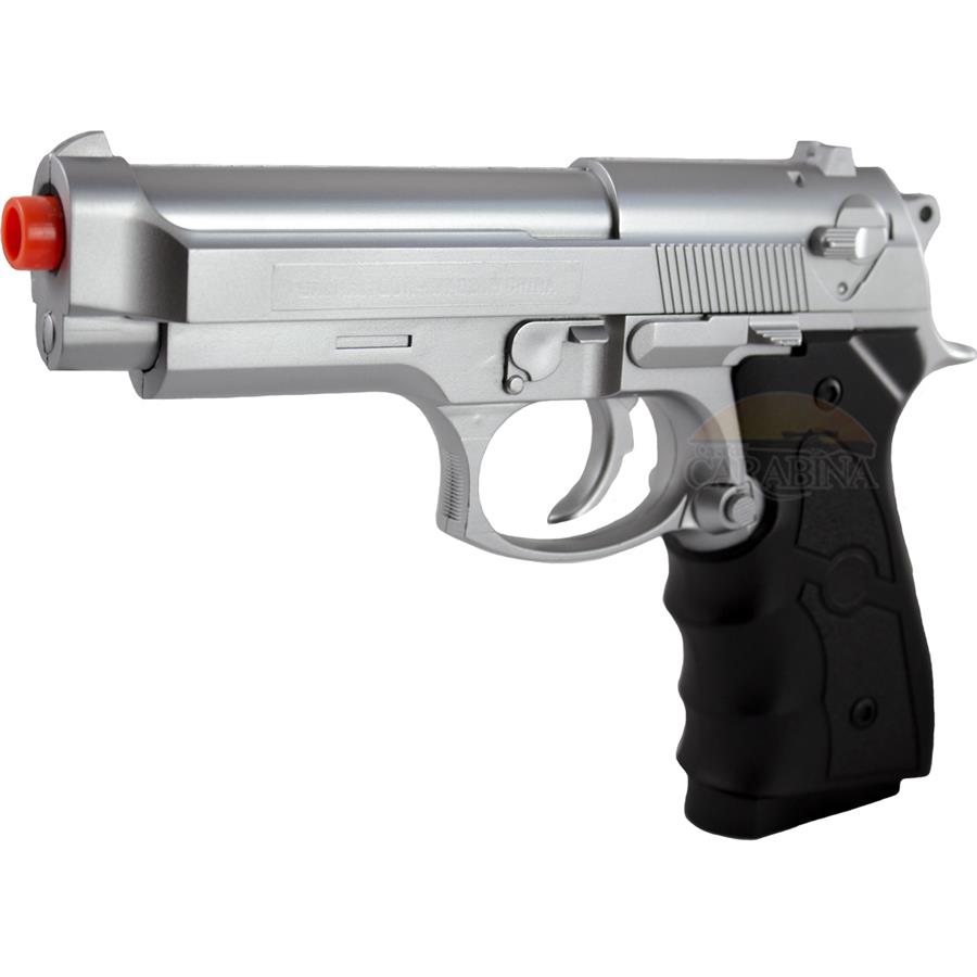 Pistola Airsoft Beretta 92 G052s Spring Galaxy Casa da Carabina